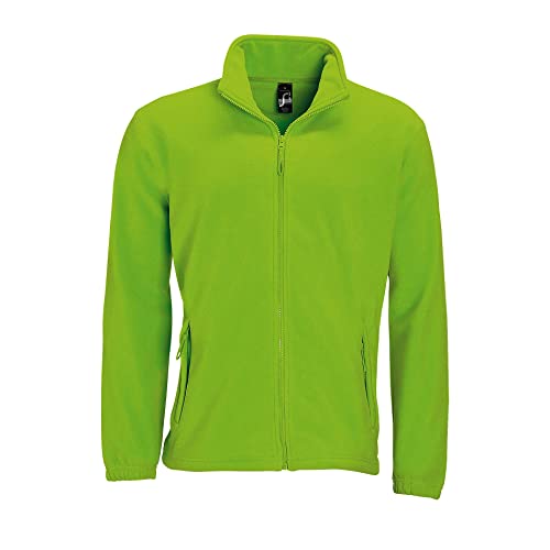 Sols Herren Outdoor Fleece Jacke North (2XL) (Limette) von SOL'S