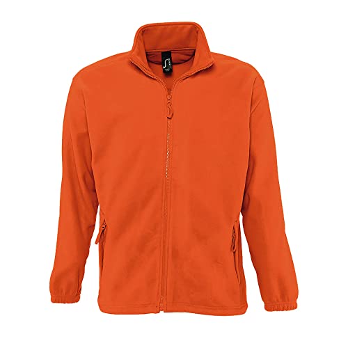 Sols Herren Outdoor Fleece Jacke North (2XL) (Neon Orange) von SOL'S