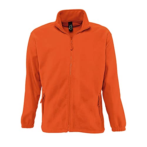 Sols Herren Outdoor Fleece Jacke North (4XL) (Neon Orange) von SOL'S