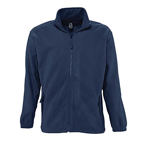 Sols Herren Outdoor Fleece Jacke North (XL) (Marineblau) von SOL'S