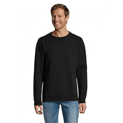 Sols Herren Sol's Sully Sweatshirt, Schwarz, L von SOL'S