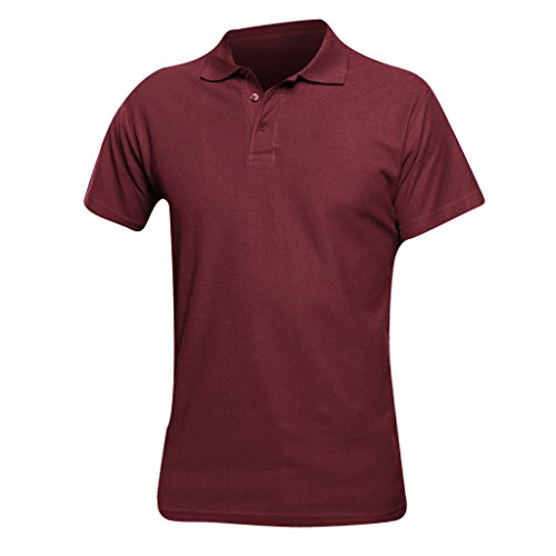 Sols Herren Spring II Polo-Shirt, Kurzarm (XL) (Burgunder) von SOL'S