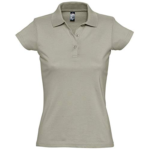 Sols Prescott Damen Jersey Polo-Shirt, Kurzarm (Medium) (Khaki) von SOL'S