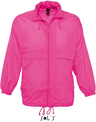 Sols Unisex Windbreaker Surf 32000 Neon Pink M von SOL'S