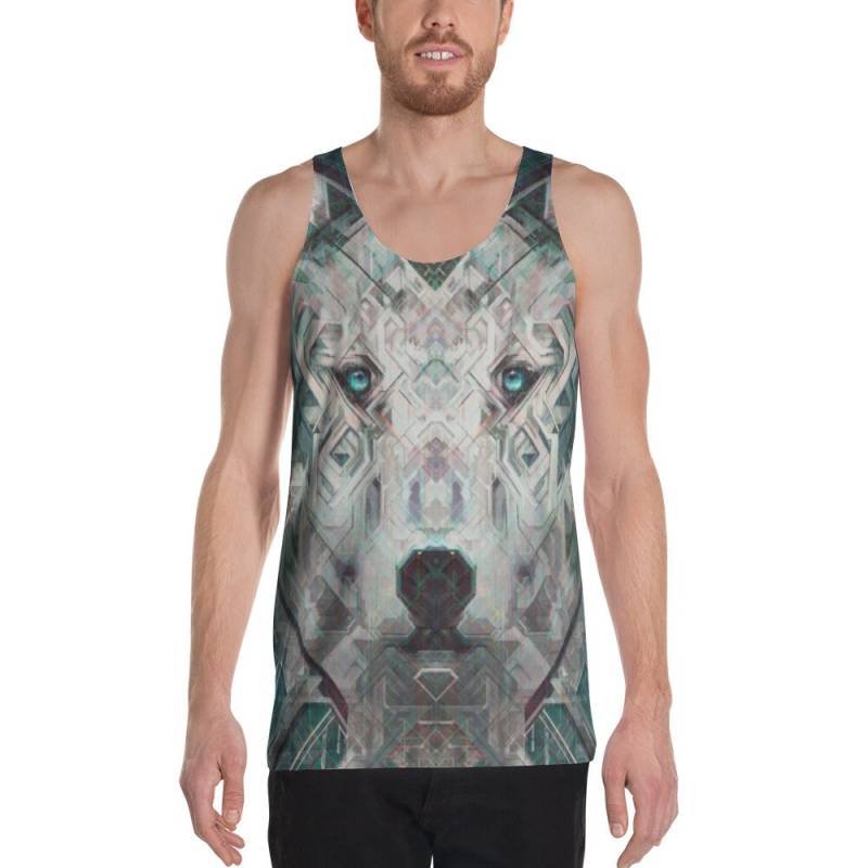 Mond-Watcher Unisex Tank-Top von SolsticeSonDesign