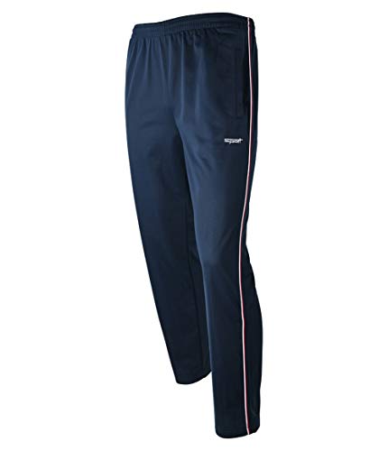 Soltice Herren Jogginghose aus Mikrofaser, schnelltrocknend, Bequeme Freizeithose mit Taschen, leichte Sporthose (M bis 3XL) L [A] Navy von Soltice