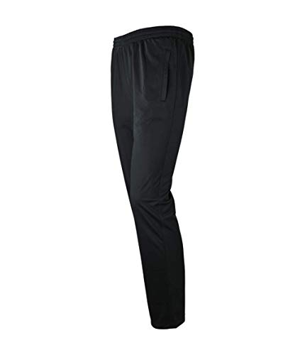 Soltice Jogginghose aus Mikrofaser, Bequeme Freizeithose, leichte Sporthose, schnelltrocknend (M bis 3XL) (2XL, [C] Schwarz-Blank) von Soltice