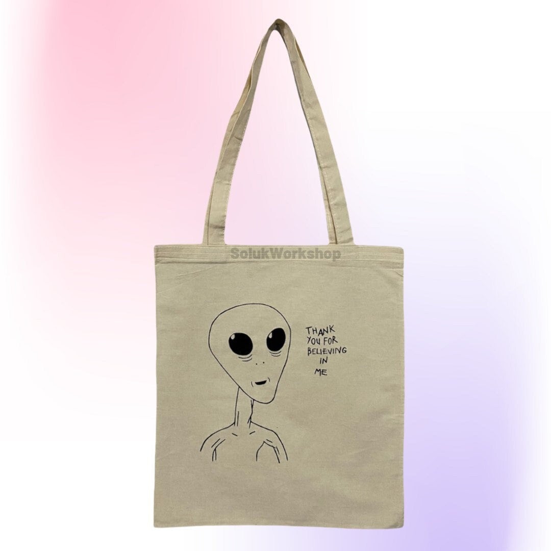 Dankbares Alien Totebag von SolukWorkshop