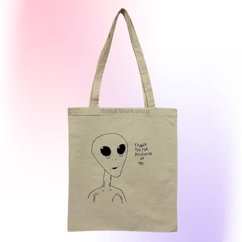 Dankbares Alien Totebag von SolukWorkshop