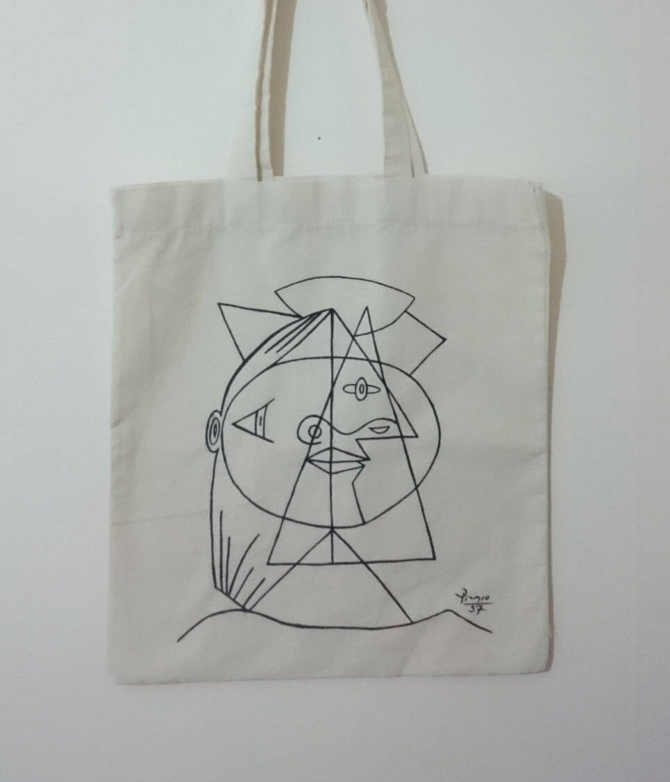 Picasso Cubic Sketch Tragetasche Picasso Cubic Sketch Tragetasche von SolukWorkshop