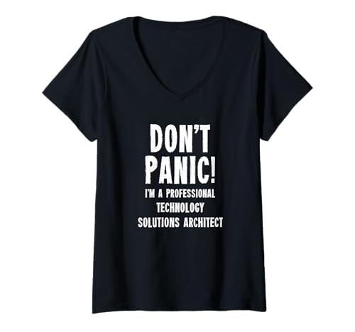 Damen Architekt für Technologielösungen T-Shirt mit V-Ausschnitt Damen Architekt für Technologielösungen T-Shirt mit V-Ausschnitt von Solutions Architecture T-Shirts & Gifts