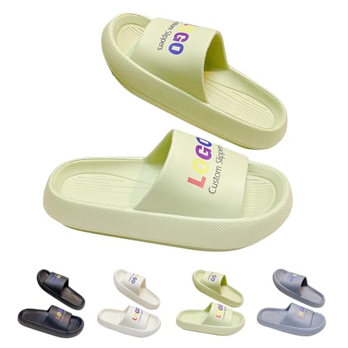 Solutra Personalisierte Hausschuhe Herren Damen Badelatschen Rutschfeste Badeschlappen, Geschenke mit individuell gestalteten Fotos oder Texten für Freunde und Familie von Solutra