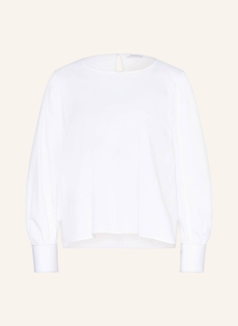 Soluzione Blusenshirt Mit Schmuckperlen weiss von Soluzione