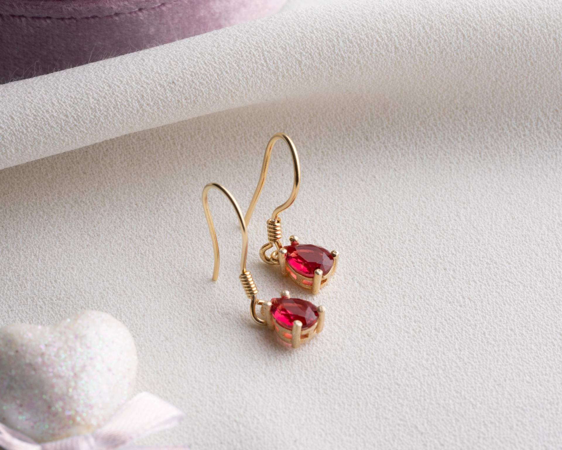 Ohrringe Mit Stein Silber Hängeohrringe Geburtsstein Hängend Tropfen Ohrstecker Schmuck Für Mutter von SolvJewels