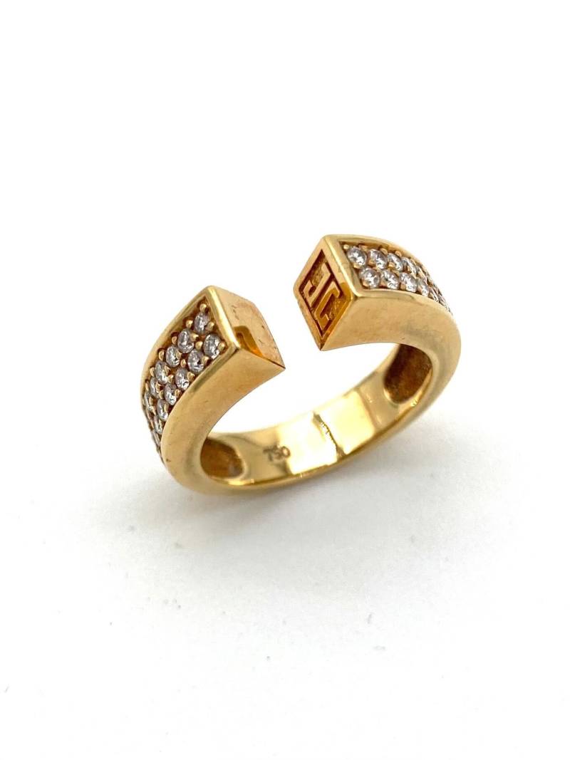 Jette Joop Brillant-Ring 36 Brillanten | Diamant Ca. 0, 54Ct-18K/750 Gelbgold von SolveigsStudio