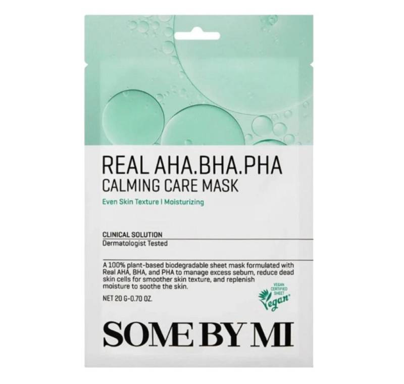 Some By Mi Gesichtsmaske Real AHA.BHA.PHA Beruhigende Pflegemaske 20 g von Some By Mi