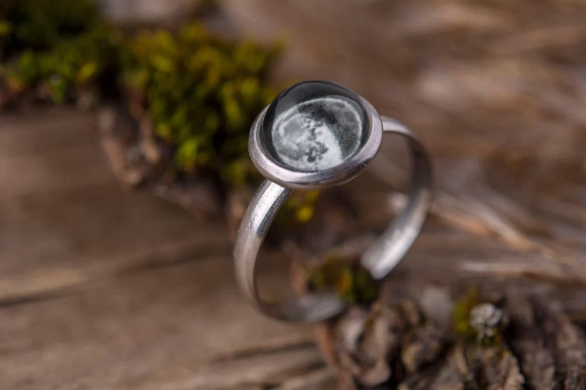 Benutzerdefinierte Geburt Mond Phase Ring, Personalisierte Schmuck Geburtstagsgeschenk Für Frauen, Nach Datum, Jahrestag Geschenk Sie, C.1 von SomeMagic