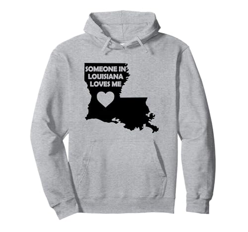 Someone In Louisiana Loves Me Family für Erwachsene Kinder Jungen Pullover Hoodie von Someone Loves Me by SRD