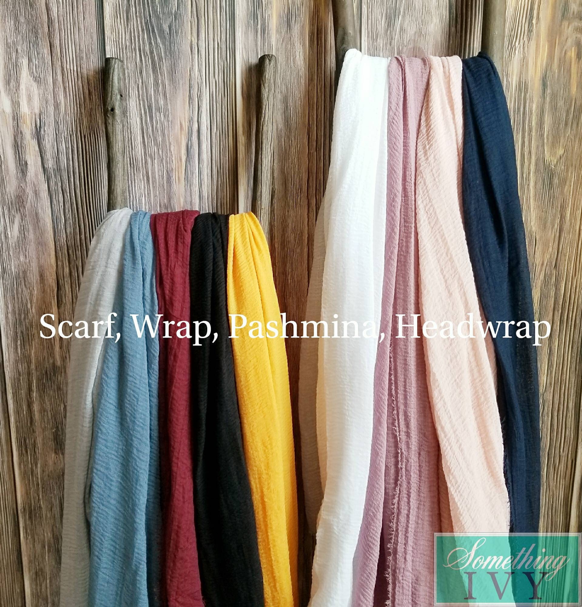 Lux Weiche Baumwollschals - Pashminas Baumwollvertuschungen Hochzeits-Wraps Brautjungfernschals Abendkleidschals Headwraps von SomethingIvy