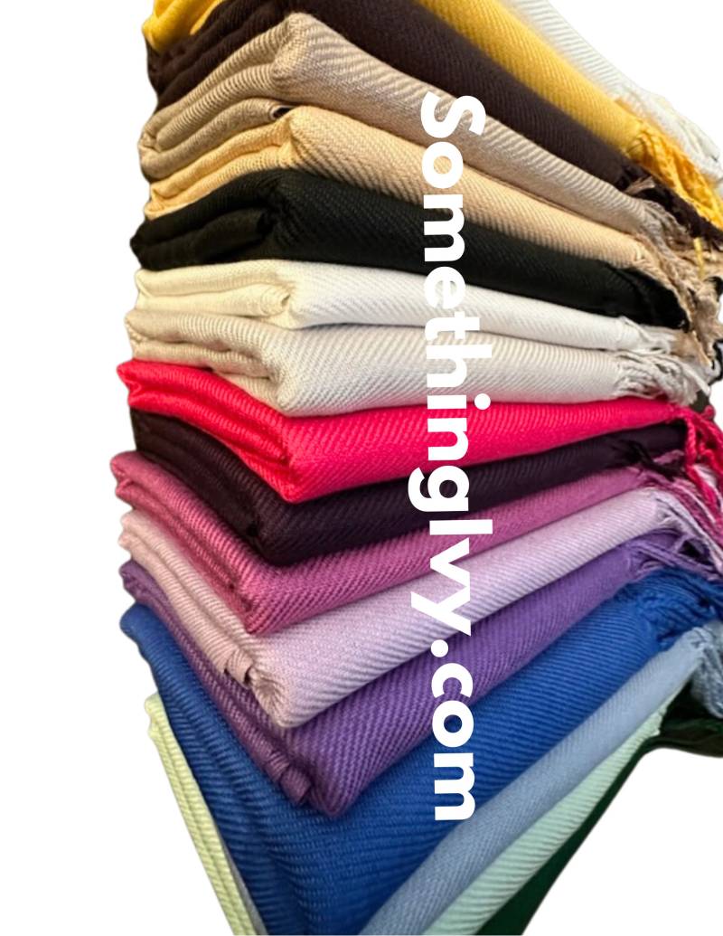 Seidiger Weicher Pashmina Schal - Brautjungfer Hochzeitsschal Sarong von SomethingIvy