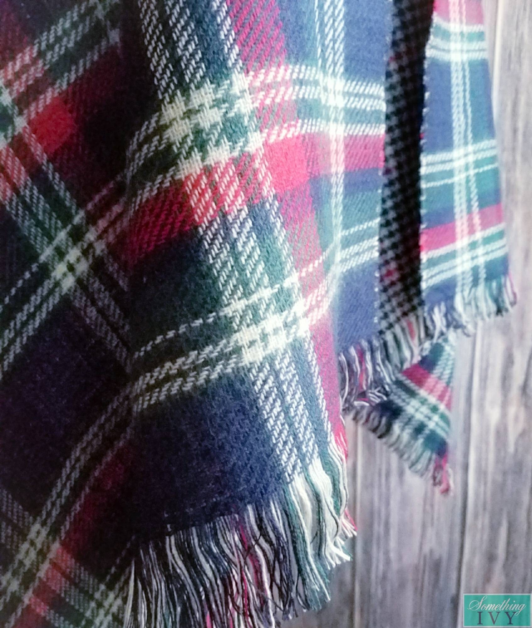 Wendeschal/Schal/Schal/Schal - Karierter Oversized-Schal/Schal Winter-stola Urlaubs-Schal Dicker Winter-Schal von SomethingIvy