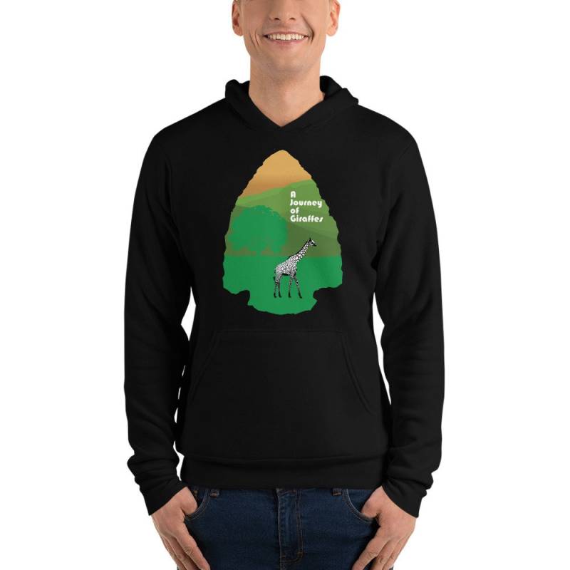 Eine Reise Von Giraffen Pfeilspitze Unisex Hoodie von Somewherecold