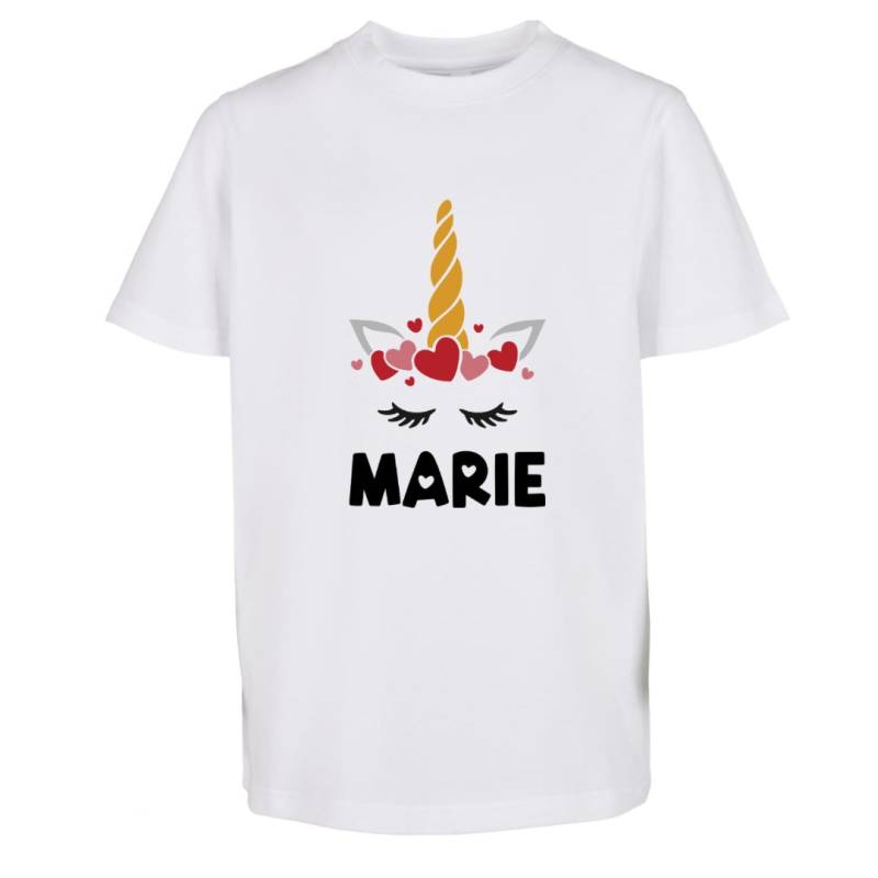Personalisiertes Mädchen T-Shirt-Einhorn Mit Name | Personalisierte Geschenkidee von SominaDesign