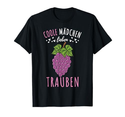 Sommer Coole Mädchen lieben Trauben T-Shirt von Sommer Coole Mädchen lieben Trauben