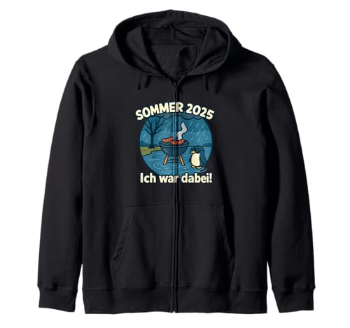 Grillen Sommer Mode 2025 Männer witzige Coole Sprüche Damen Kapuzenjacke von Sommer Mode 2025 Party Trend Malle Mallorca Print