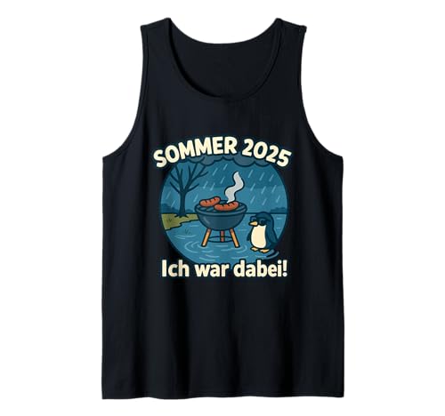 Grillen Sommer Mode 2025 Männer witzige Coole Sprüche Damen Tank Top von Sommer Mode 2025 Party Trend Malle Mallorca Print