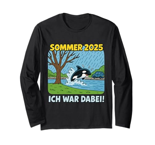 Sommer Outfit 2025 Männer Frauen Herren lustig Aufdruck Tier Langarmshirt von Sommer Mode 2025 Stadtamte Party Malle Mallorca