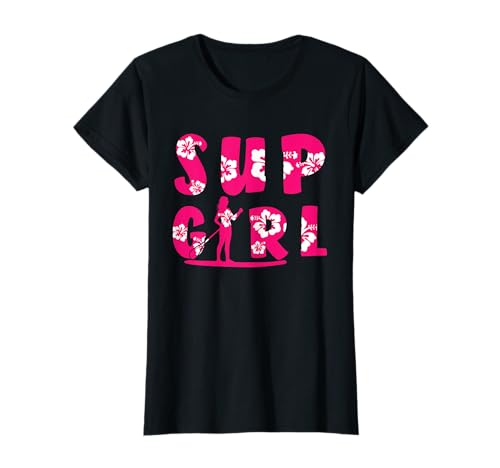 SUP GIRL Stand Up Paddle - Weibliches Lady Wassersport Pink T-Shirt SUP GIRL Stand Up Paddle - Weibliches Lady Wassersport Pink T-Shirt von Sommer Strand Damen Frau Geschenkidee Weihnachten