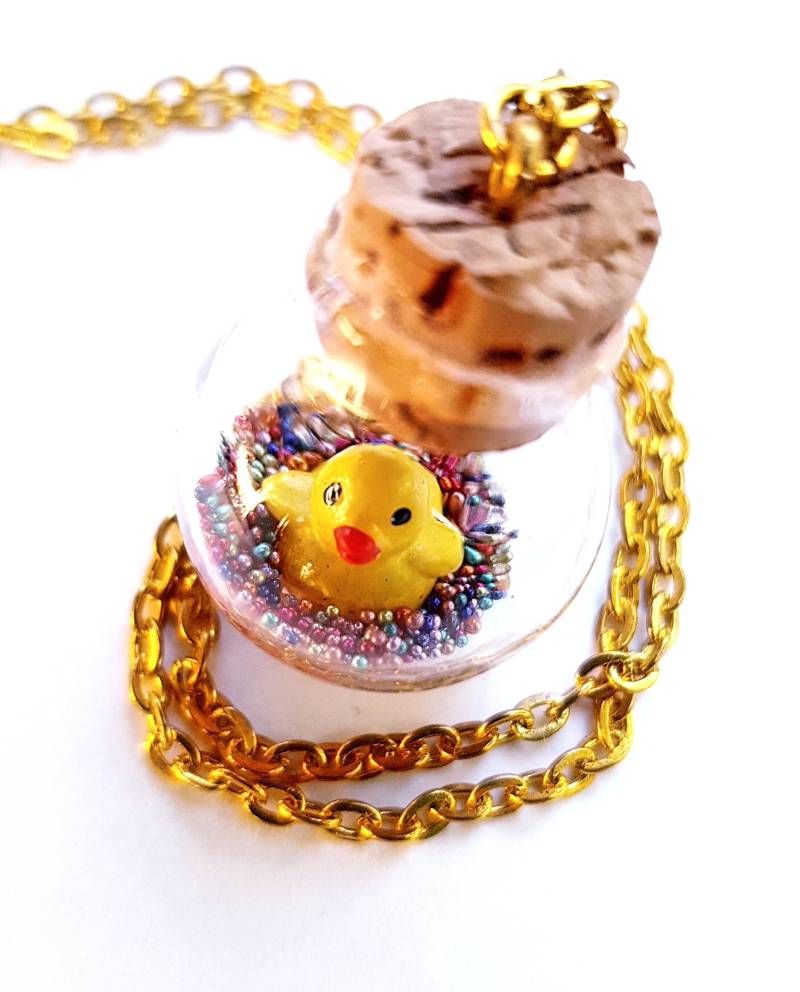 Kette Quietscheentchen Kette Quietscheentchen von Sommernachtstraeume