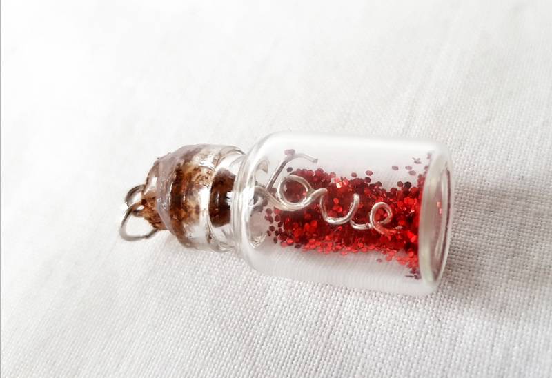 Liebe in Der Flasche - Halskette Liebe in Der Flasche - Halskette von Sommernachtstraeume