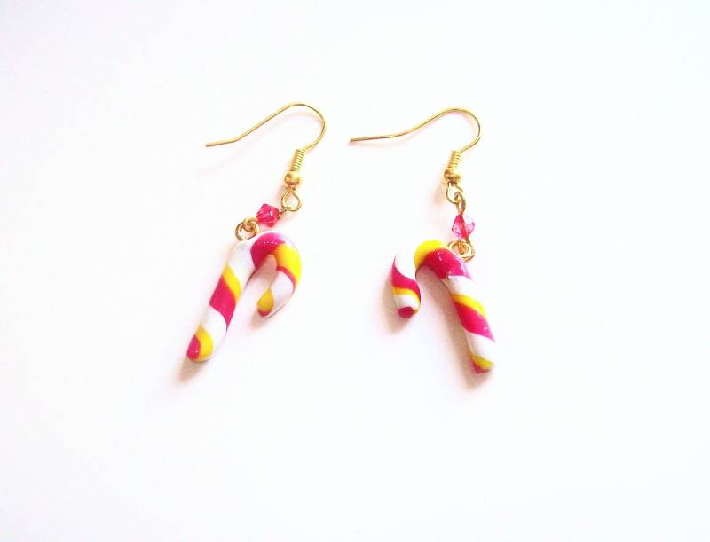 Zuckerstangen-Ohrhänger Zuckerstangen-Ohrhänger von Sommernachtstraeume