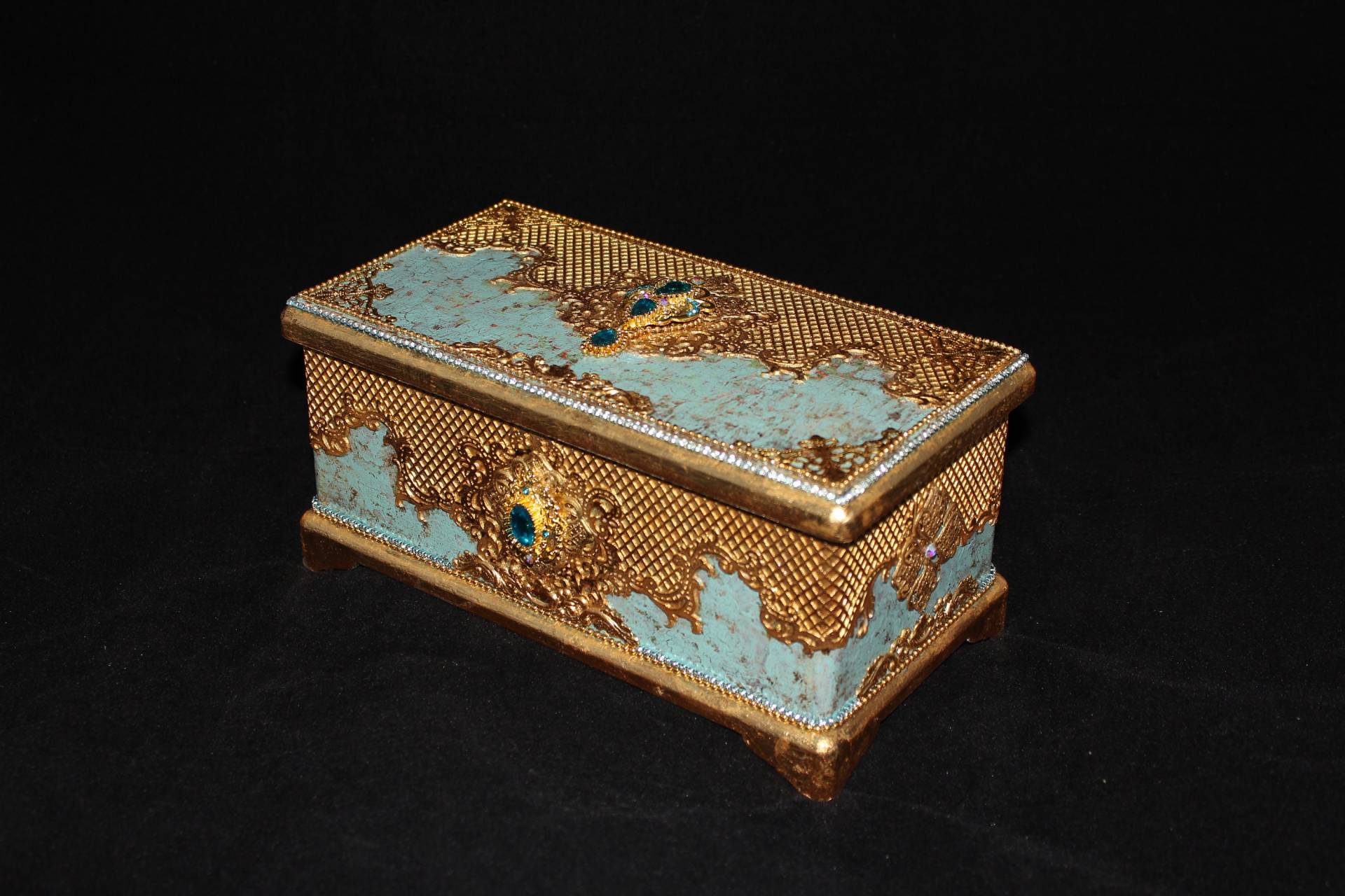 Handgetöpferte Schatulle "Reflexion"." von SonataDecorDE