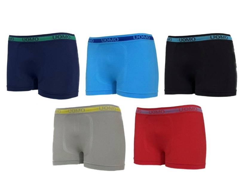 Sonderpostendiscount Boxershorts Kinder Boxershorts K06 6er Pack Farbmix Microfaser Atmungsaktiv von Sonderpostendiscount