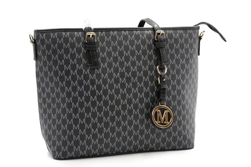 Sonderpostendiscount Handtasche Damenhandtasche Shopper verschiedene Farben Braun-Schwarz-Grau 80203 von Sonderpostendiscount