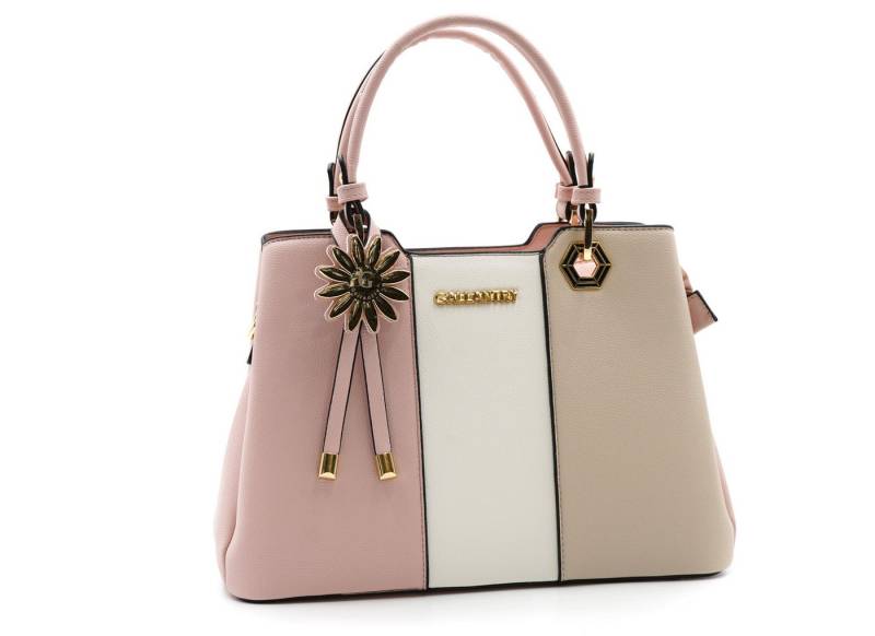 Sonderpostendiscount Handtasche Damenhandtasche verschiedene Farben mit Schultergurt Modell Mailand, Zusätzlicher Schultergurt von Sonderpostendiscount