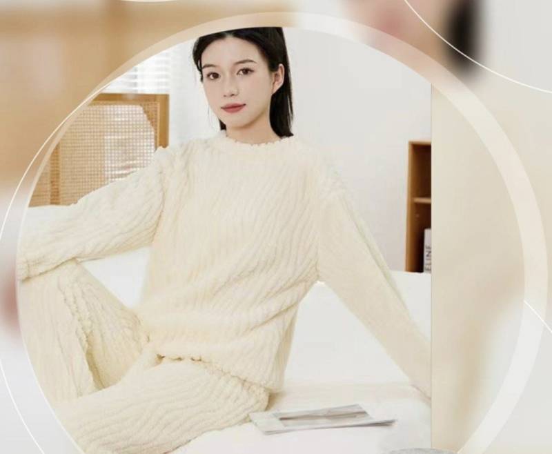 Sonderpostendiscount Hausanzug Damen Hausanzug 2 teiler,One Size(S-XL) Modell CH-JF03 von Sonderpostendiscount