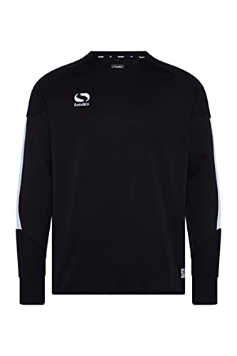 Sondico Herren Evo Crew Sweatshirt, Schwarz, XL von Sondico