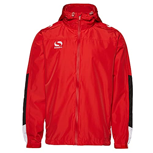 Sondico Unisex Kinder Venata Rain Jacket Regenjacke, rot, 13 Jahre von Sondico