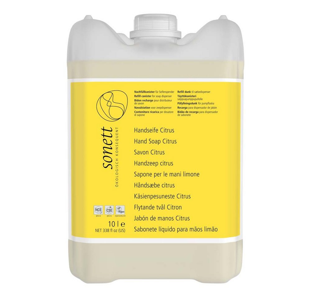 Sonett Handseife Handseife - Citrus Kanister 10L von Sonett