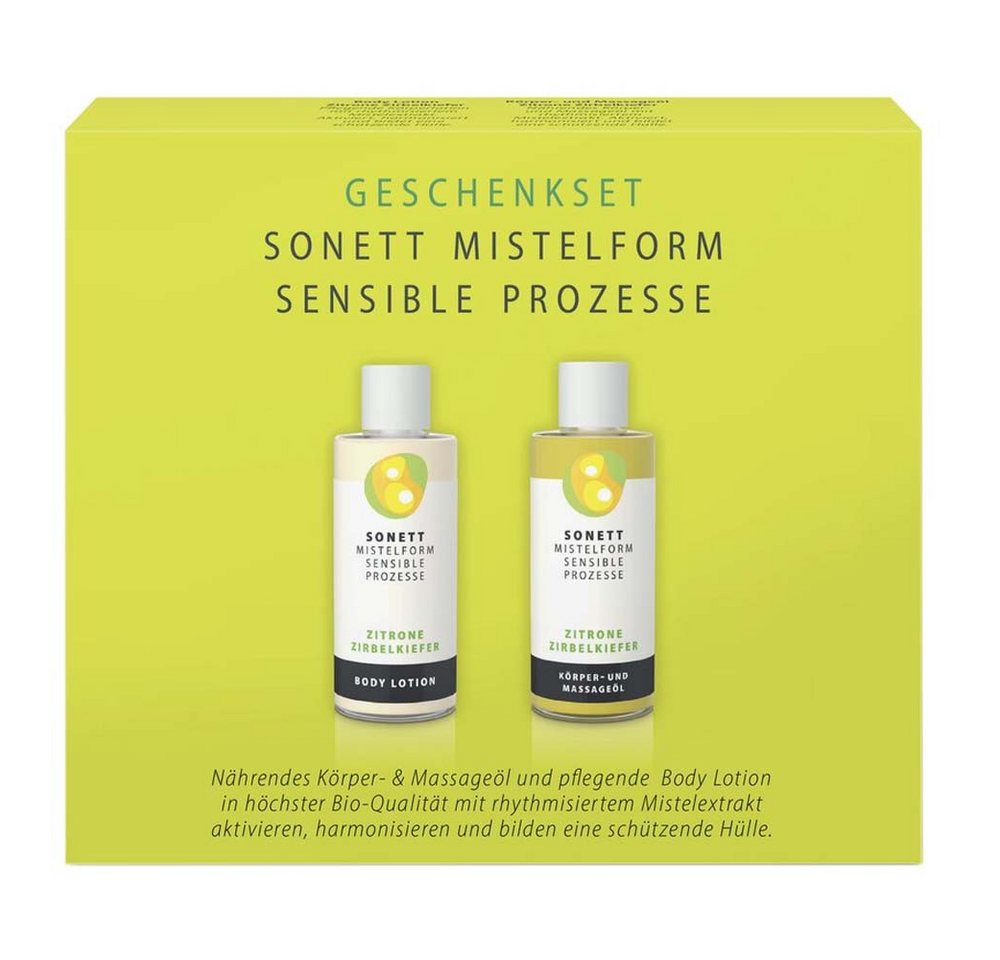 Sonett Mistelform Geschenkset - Zitrone-Zirbelkiefer 2x50ml Pflegeset (2-St) von Sonett