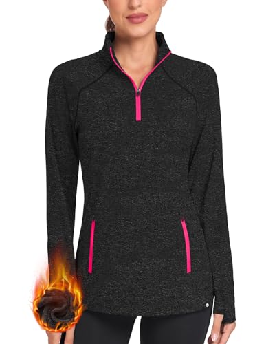 Soneven Damen Fleecepullover Stehkragen Hoodie Mit 1/4 Zip Pullover Sweatshirt Langarmshirt Oberteile Pulli für Herbst Winter,1/4 Zip Schwarz,L Soneven Damen Fleecepullover Stehkragen Hoodie Mit 1/4 Zip Pullover Sweatshirt Langarmshirt Oberteile Pulli für Herbst Winter,1/4 Zip Schwarz,L von Soneven