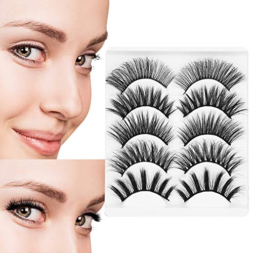 10 Paare 6D Faux Falsche Wimpern, Weiche Gefälschte Wimpern Lange Dicke Make-up Wimpern für Frauen (GL900) von Sonew