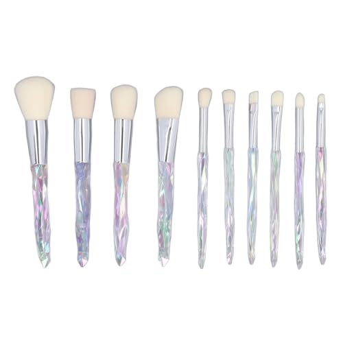 Sonew 10 Stück Puder-Concealer-Pinsel, Professionelle Highlighter-Eyeliner-Lidschatten-Pinsel für Vollgesichts-Make-up-Pinsel für die Tägliche Party-Reise von Sonew
