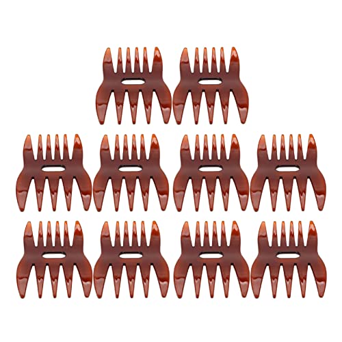 10pcs Hair Stylists Styling Comb, Double Sided Safe Small Men Hair Styling Comb for Barber Hairstylist (#2) von Sonew