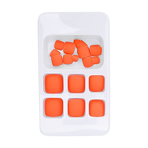 24 Stück Einfarbige Falsche Zehennägel, Kurze Quadratische Gefälschte Zehennägel Künstliche Nagelspitzen für Frauen Mädchen, Matte Kurze Quadratische Gefälschte Zehennägel Vollabdeckung(F156) von Sonew