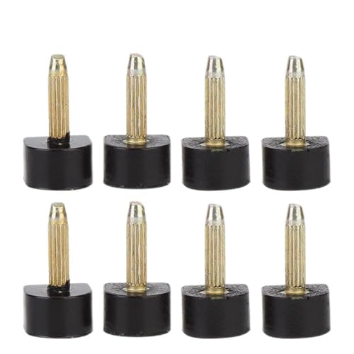24pcs Stiftabsätze Set, Ersatz Absätze Fersenspitzen für Damen High Heel Schuhreparatur Stiletto Ersatzabsätze Tipps Lifte Rutschfeste Schuhe Reparatur Fersenkappe Dübel U Runde Form(10x10mm) von Sonew